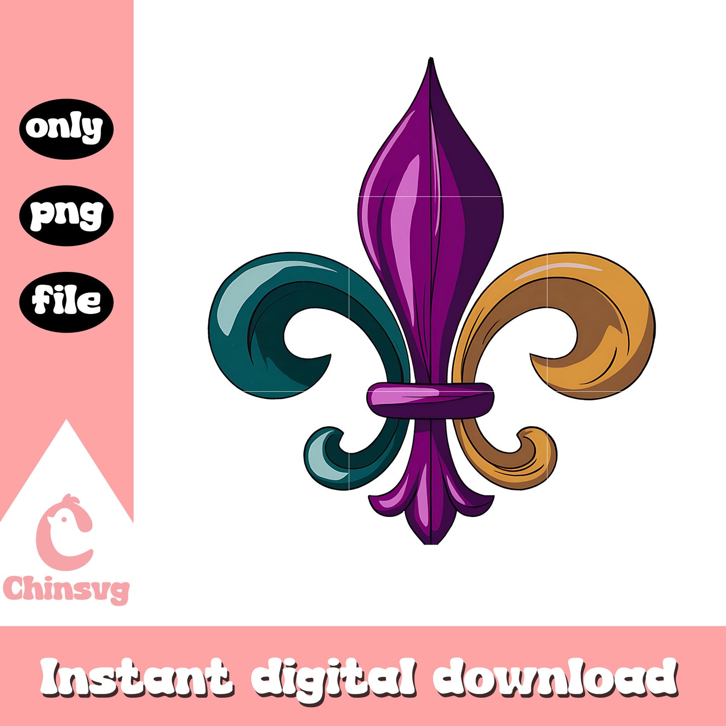 New orleans mardi gras logo design png, mardi gras new orleans png