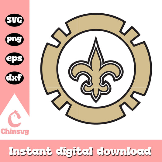 New orleans saints american football team svg, team no saints svg