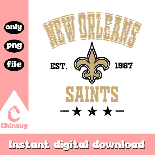 New orleans saints football png, orleans saints logo​ png