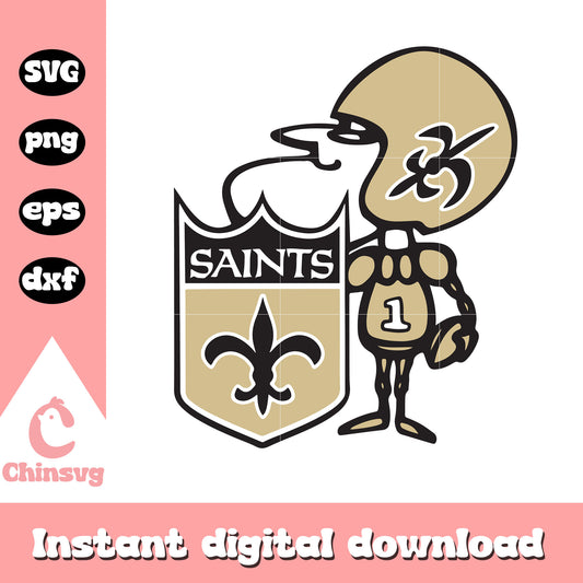 New orleans saints nfl football team svg, no saints nfl svg