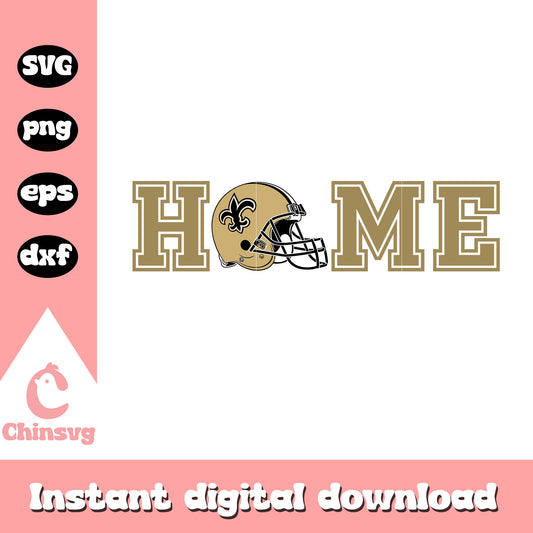 New orleans saints nfl home helmet svg, new orleans logo helmet​ svg