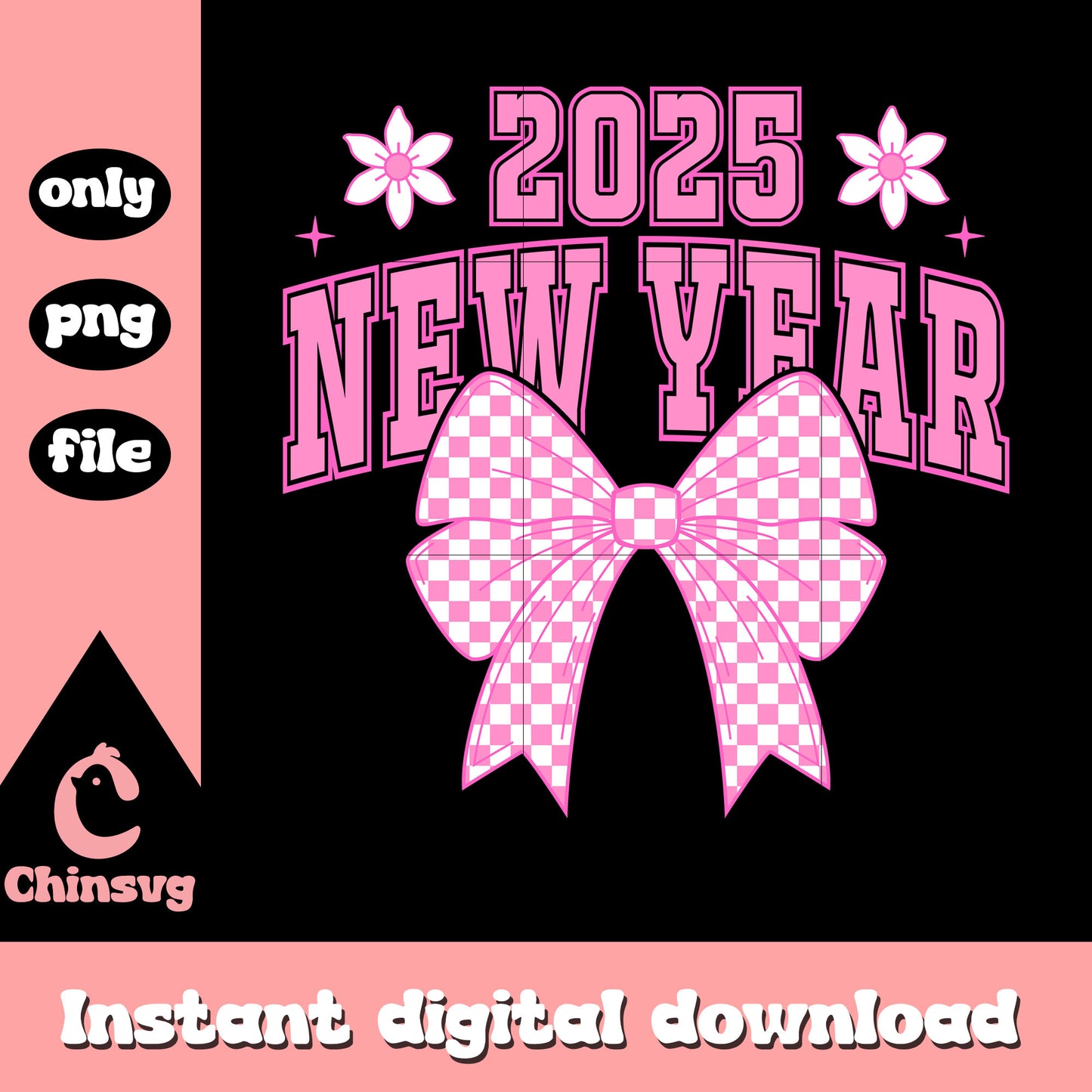 New year bow valentine png, valentine bows png, valentine png