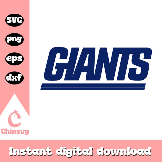 New york giants football team svg, new york football giants logo svg