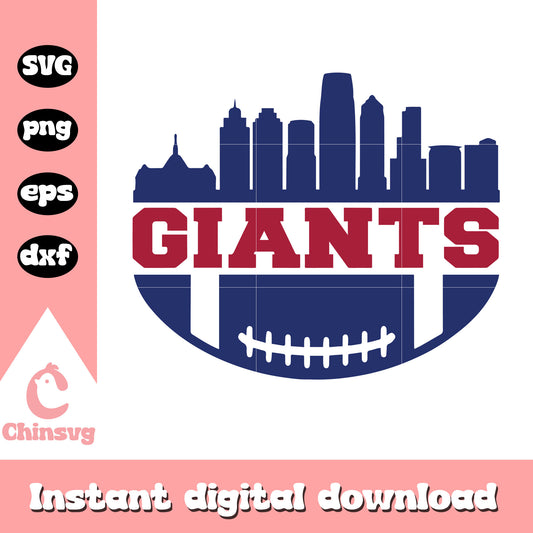 New york giants nfl giants symbol svg, ny football giants logo svg