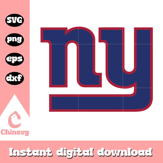 New york giants nfl logo sport design svg, giants ny logo svg