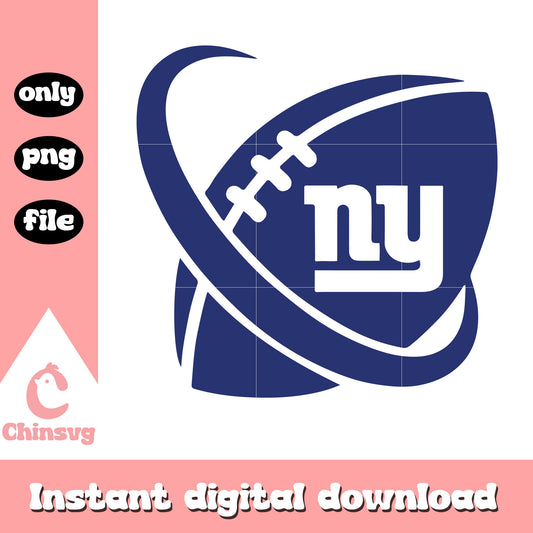 New york giants sign design svg, nfl american football ball svg
