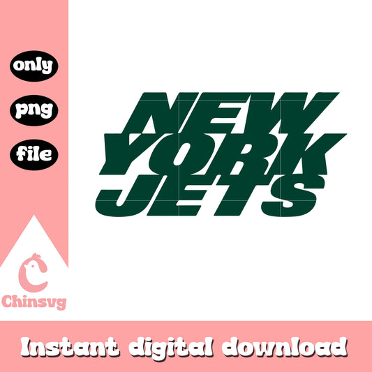 New york jets nfl font design svg, new york jets retro logo svg
