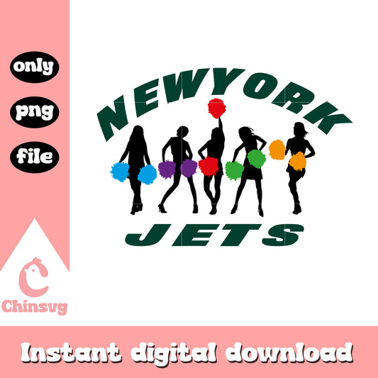 New york jets nfl girl dancing design svg, new york jets svg