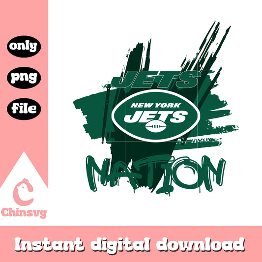 New york yets  nation retro logo png, New york yets png
