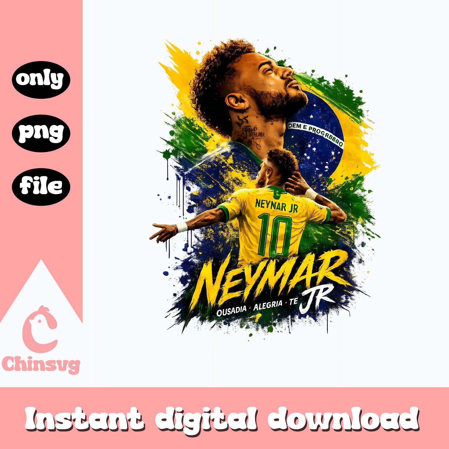 Neymar Jr Soccer Brazil PNG, Football Player Art, Sports PNG