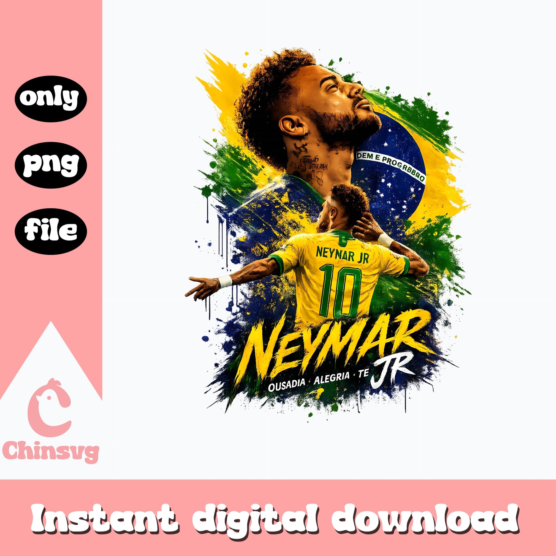 Neymar Jr Soccer Brazil PNG, Football Player Art, Sports PNG