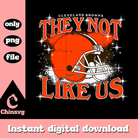 Nfl Browns they not like us png, Cleveland Browns logo png