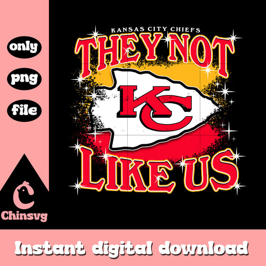 Nfl Kansas City Chiefs they not like us png, nfl football games png