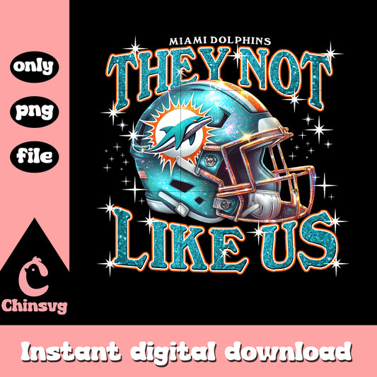 Nfl Miami Dolphins helmet they not like us png, Miami Dolphins png