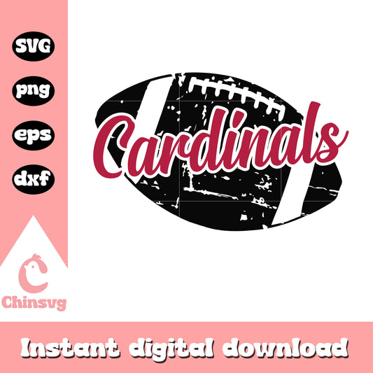 Nfl arizona cardinals ball design svg, nfl arizona svg