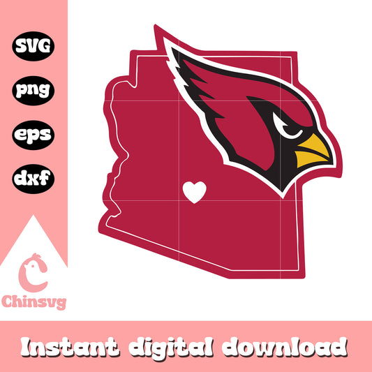 Nfl arizona cardinals football team svg, arizona cardinals nfl team svg