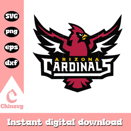 Nfl arizona cardinals logo design svg, arizona nfl football svg