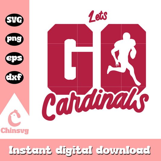Nfl arizona cardinals team lets go cardinals svg, arizona nfl svg