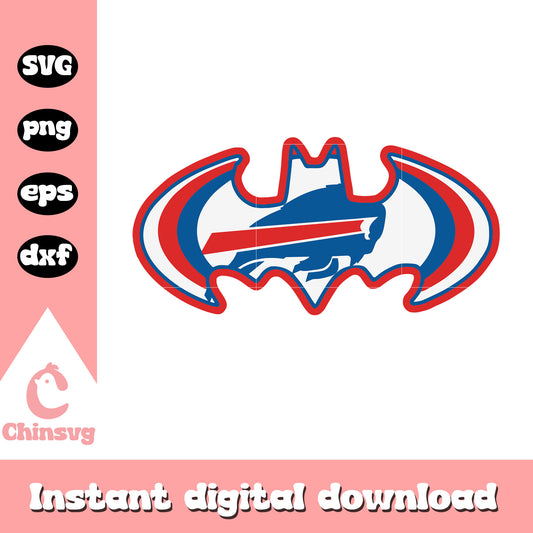 Nfl buffalo bills bat logo svg, cool buffalo bills logo svg