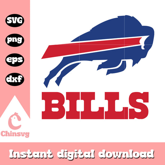 Nfl buffalo bills font logo svg, buffalo bills football logo svg