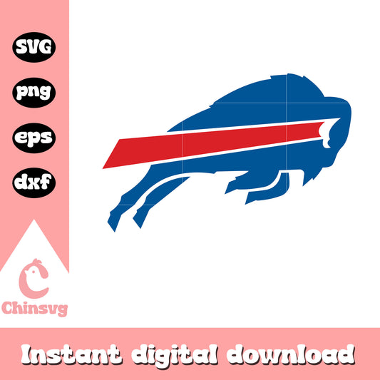 Nfl buffalo bills sport logo svg, vintage buffalo bills logo svg