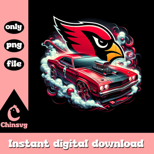 Nfl car Arizona Cardinals team png, college football game png