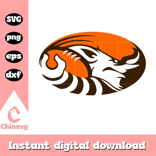 Nfl football cleveland browns team art svg, logo cleveland browns images svg
