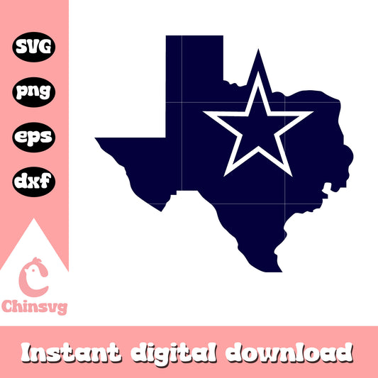 Nfl football team dallas cowboys map svg, dallas cowboys map svg