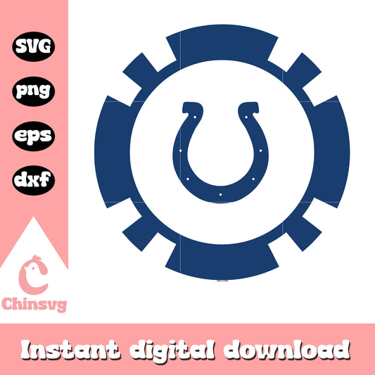 Nfl indianapolis colts american football logo svg, american top team indianapolis​ svg