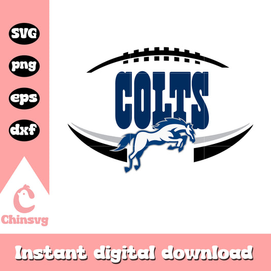 Nfl indianapolis colts football team symbol svg, team indianapolis​ svg