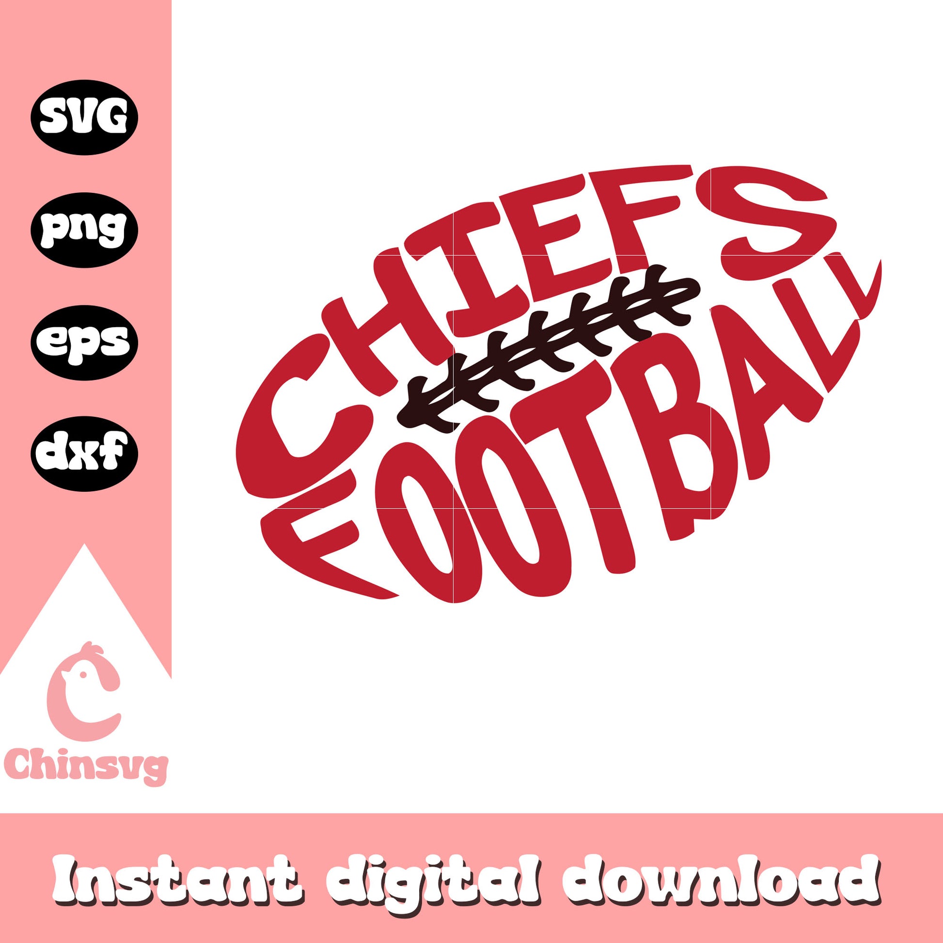 Nfl kansas city chiefs svg, kansas city football logo svg