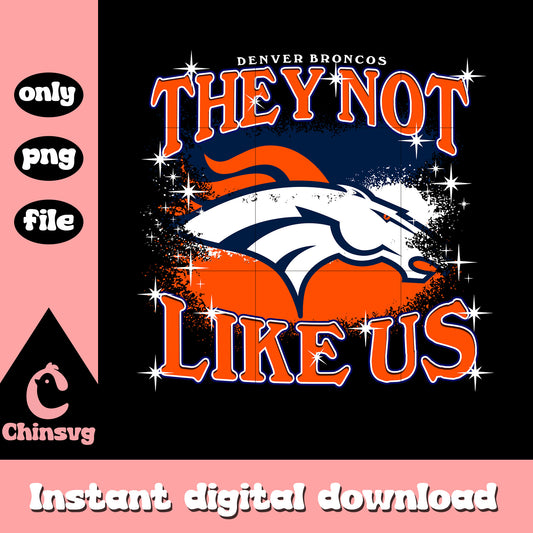 Nfl logo they not like us png, Denver Broncos team png