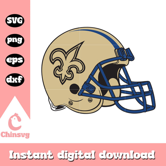 Nfl new orleans saints helmet logo svg, new orleans saints helmet svg