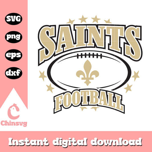 Nfl new orleans saints symbol clipart svg, new orleans saints svg