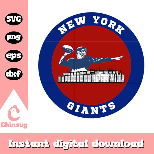 Nfl new york giants american football logo svg, ny giants logo pics svg