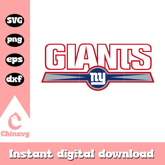 Nfl new york giants american football svg, new york giants logo svg
