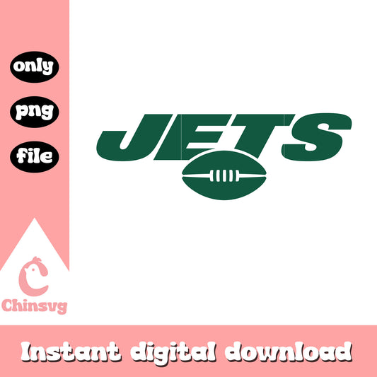 Nfl ny jets american football design svg, cool jets logo svg