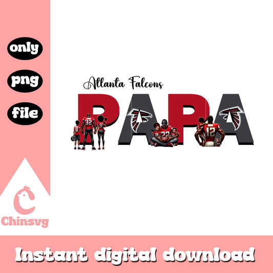 Nfl papa Atlanta Falcons design png, nfl Falcons png