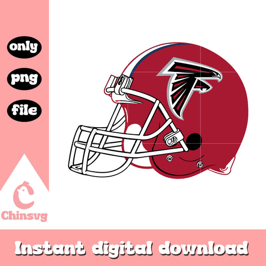 Nfl sport atlanta falcons helmet logo svg, atlanta football helmet svg