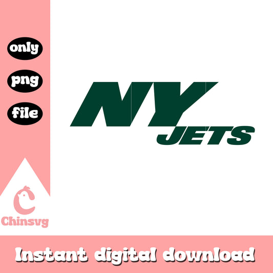 Nfl sport ny jets font clipart svg, new york jets football logo svg
