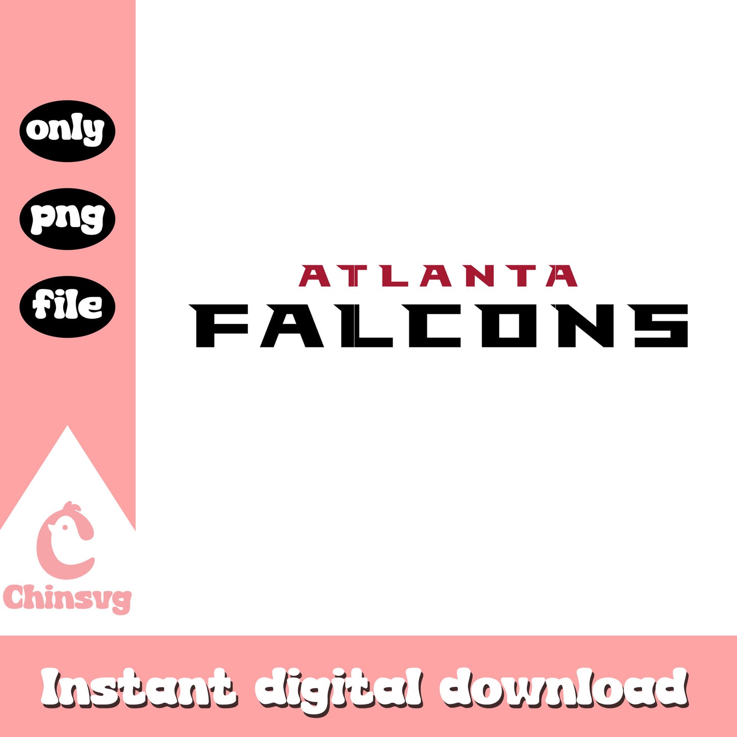 Nfl team atlanta falcons font design svg, atlanta falcons nfl logo svg