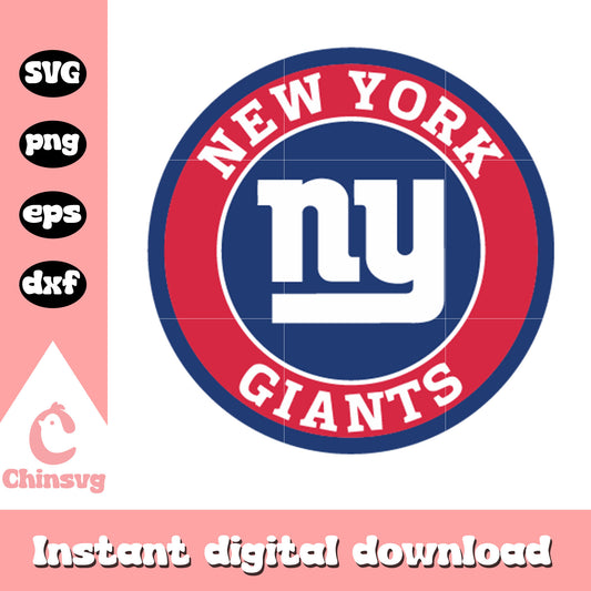 Nfl team new york giants football ny logo svg, nfl ny giants logo svg