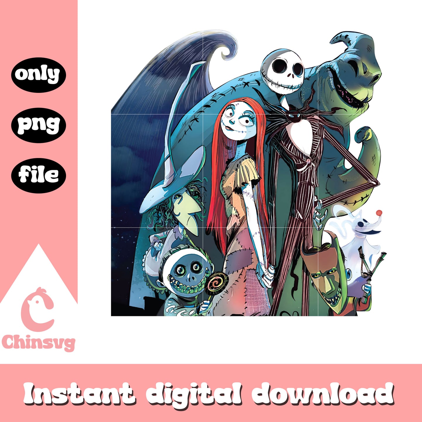 Nightmare before christmas cartoon png, jack skellington film png 