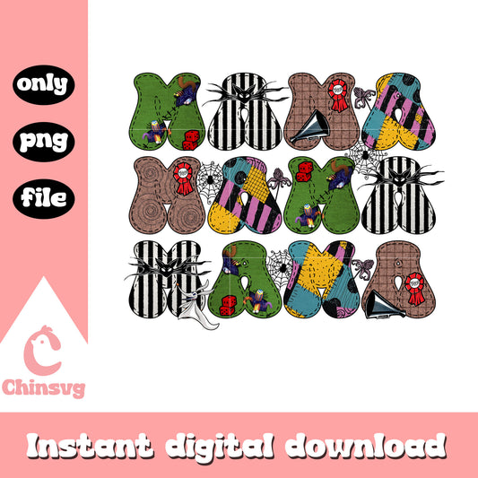 Nightmare before christmas mama png, horror movies png, mama png