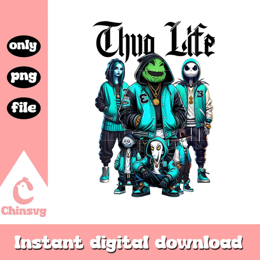 Nightmare before christmas thug life gangster png, jack skellington movie png