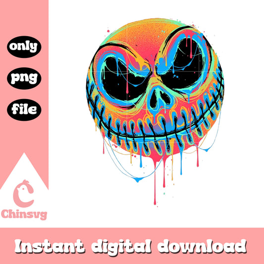 Nightmare jack skellington neon png, jack skellington neon png