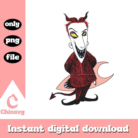 Nightmare movie lock character png, lock of night before christmas png