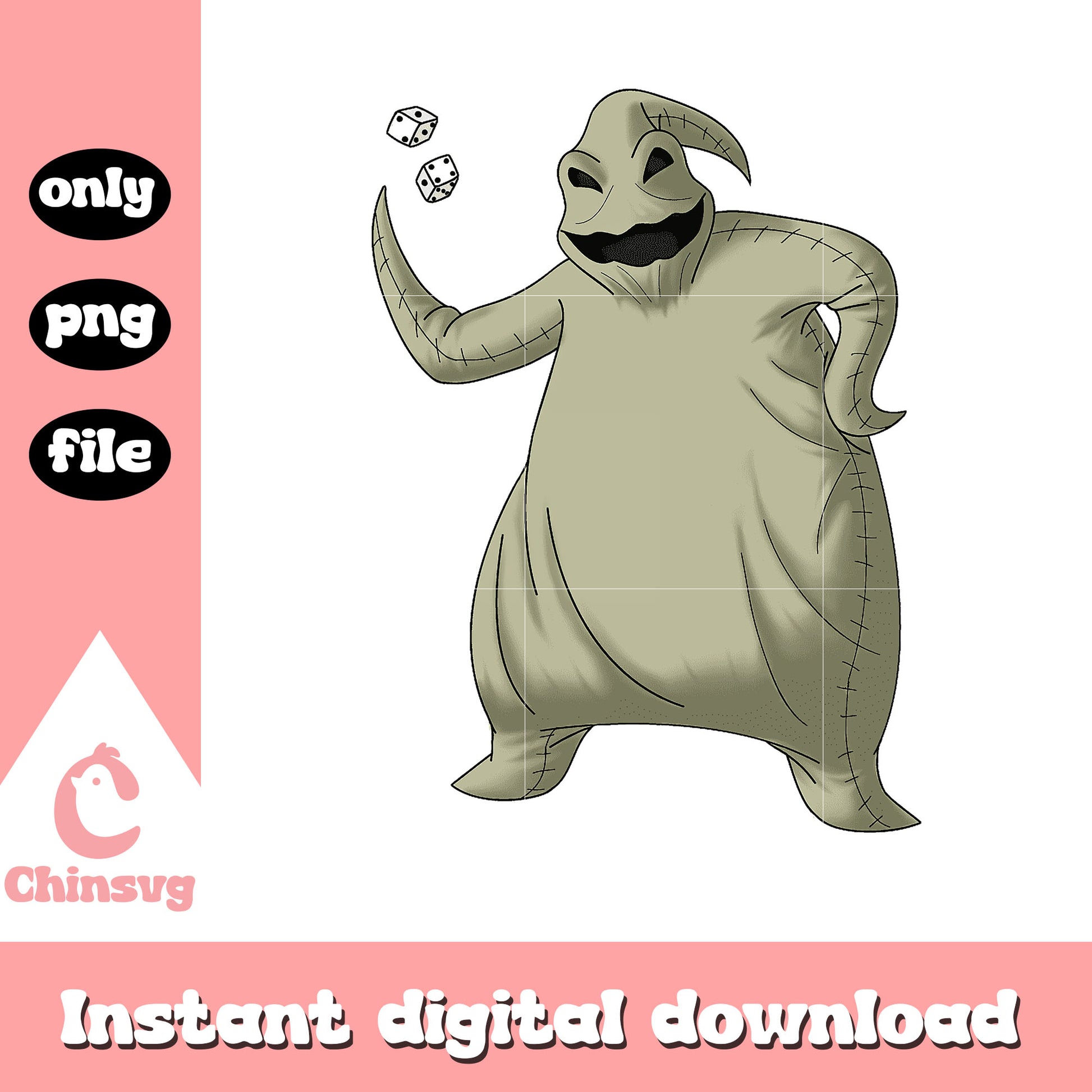 Nightmare movie oogie boogie png, oogie night before christmas png