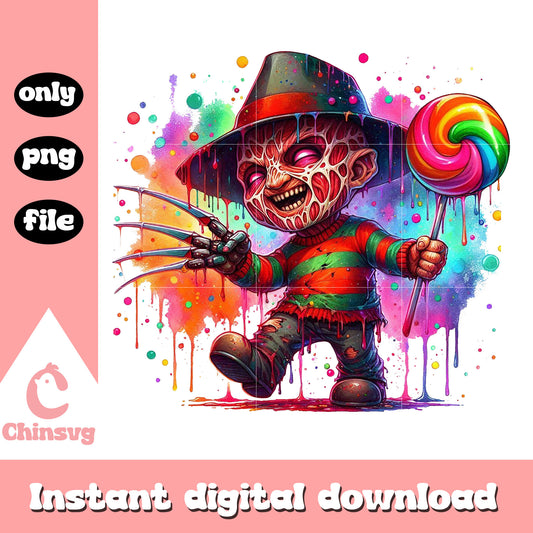 Nightmare on elm street halloween png, freddy krueger png