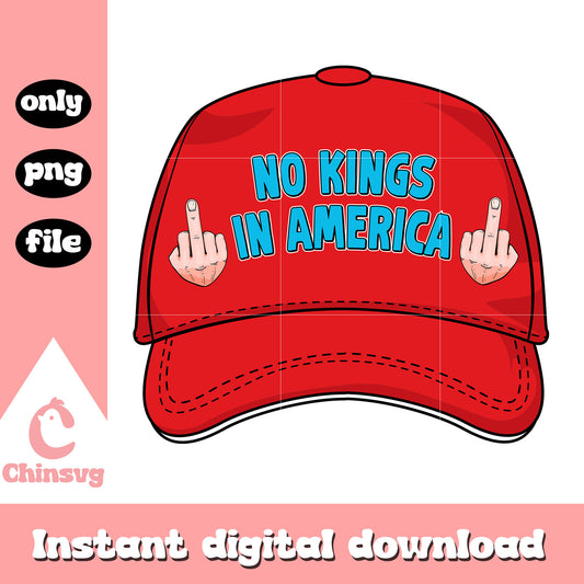 No kings in america hat design png, no prep kings​ png